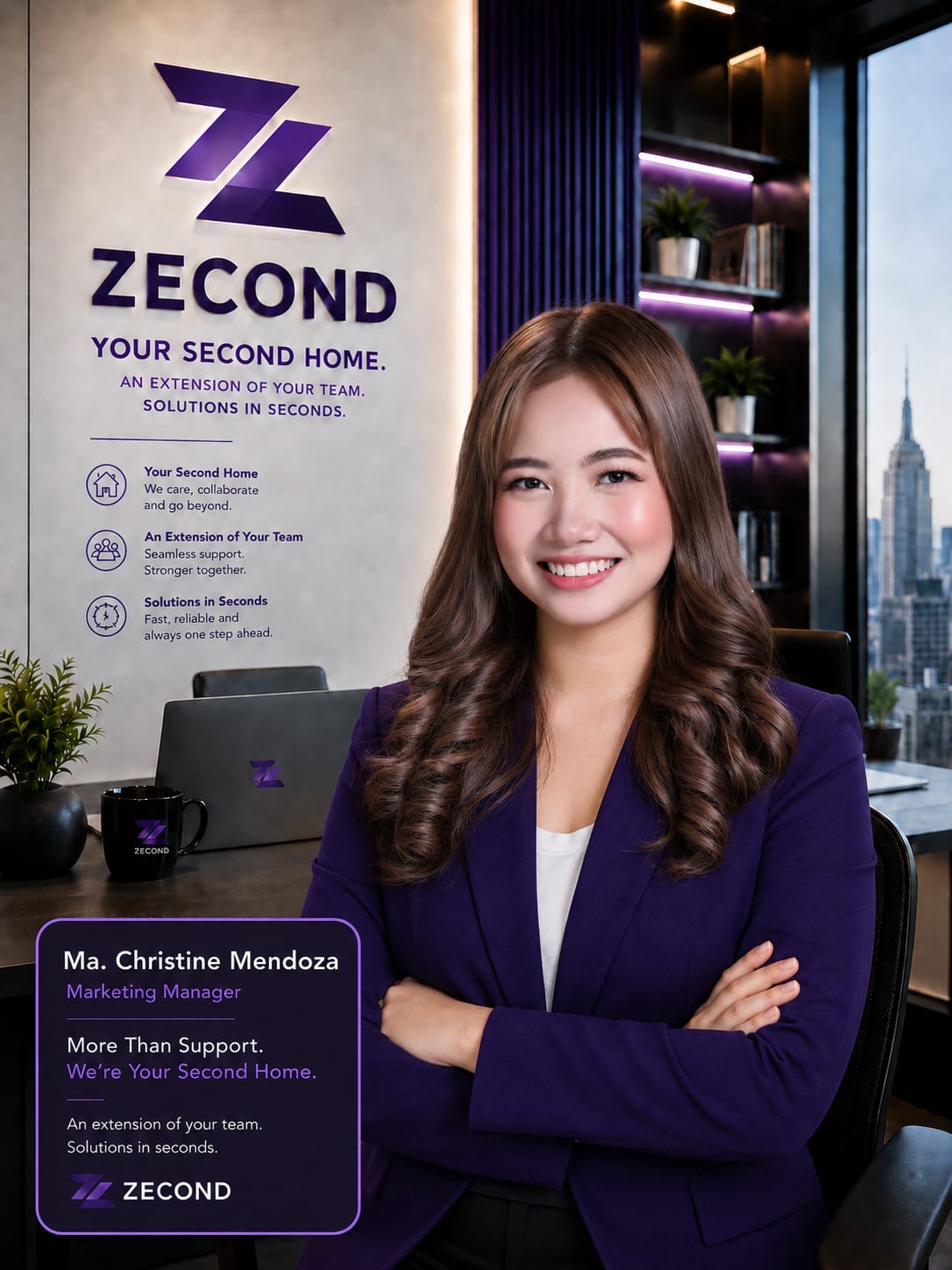 Ma. Christine Mendoza, Marketing Manager at Zecond