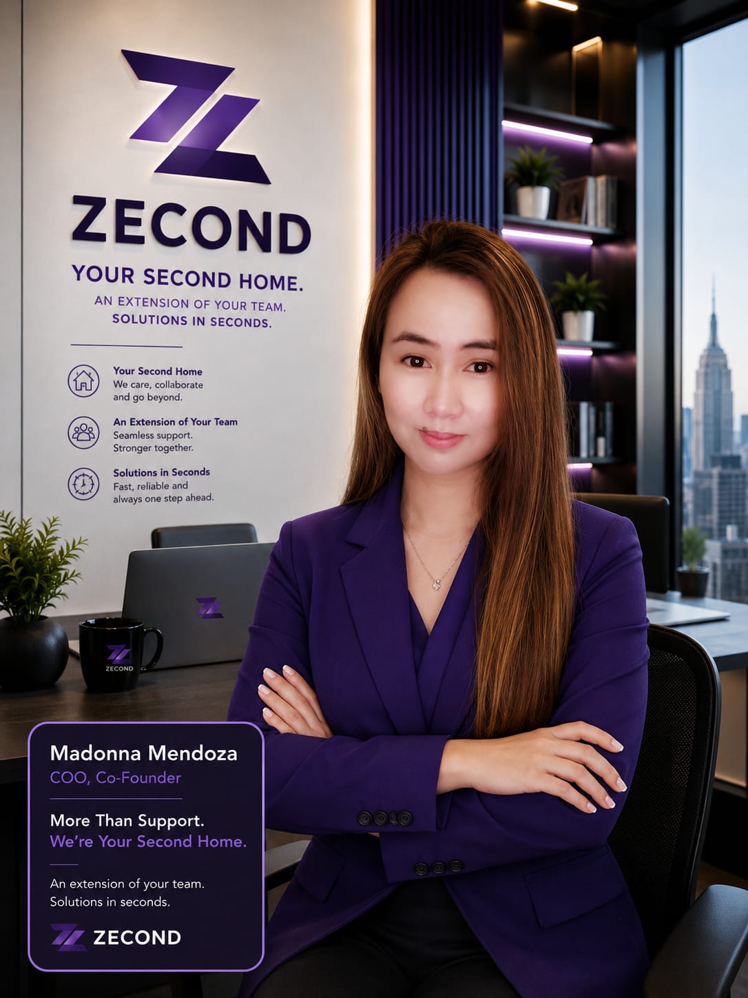 Madonna Mendoza, COO & Co-Founder at Zecond
